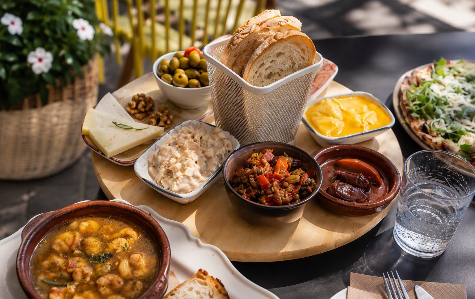 Variación de siete tapas